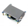 מסך מגע LCD IPS 4" 800x480, ממשק HDMI, ממשק מגע RPi
