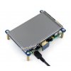מסך מגע LCD IPS 4" 800x480, ממשק HDMI, ממשק מגע RPi