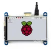 מסך מגע LCD IPS 4" 800x480, ממשק HDMI, ממשק מגע RPi
