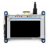 מסך מגע LCD IPS 4" 800x480, ממשק HDMI, ממשק מגע RPi