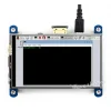 מסך מגע LCD IPS 4" 800x480, ממשק HDMI, ממשק מגע RPi