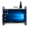מסך מגע LCD IPS 4" 800x480, ממשק HDMI, ממשק מגע RPi