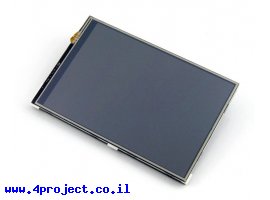 תמונה של מוצר מסך מגע LCD IPS 4" 480x320, ממשק RPi