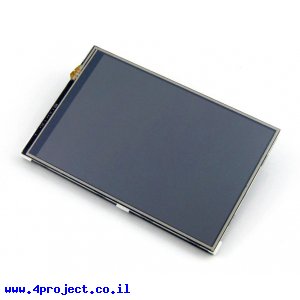 מסך מגע LCD IPS 4" 480x320, ממשק RPi