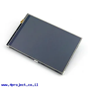 מסך מגע LCD IPS 4" 480x320, ממשק RPi