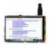 מסך מגע LCD IPS 3.5" 480x320, ממשק RPi
