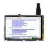 מסך מגע LCD IPS 3.5" 480x320, ממשק RPi