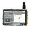 מסך מגע LCD IPS 3.5" 480x320, ממשק RPi