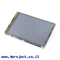 מסך מגע LCD 3.5" 480x320, ממשק RPi