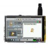 מסך מגע LCD 3.5" 480x320, ממשק RPi