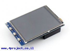תמונה של מוצר מסך מגע LCD 3.2" 320x240, ממשק RPi