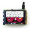 מסך מגע LCD 3.2" 320x240, ממשק RPi