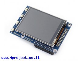 תמונה של מוצר מסך מגע LCD 2.8" 320x240, ממשק RPi