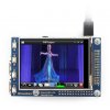 מסך מגע LCD 2.8" 320x240, ממשק RPi