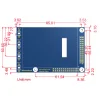 מסך מגע LCD 2.8" 320x240, ממשק RPi