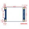 מסך E-Ink ל-2 צבעים, גודל 1.54", רזולוציה 200x200