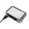 מסך E-Ink ל-3 צבעים (אדום, שחור, לבן) , גודל 2.7", רזולוציה 264x176, ממשק RPi