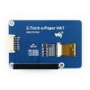 מסך E-Ink ל-3 צבעים (אדום, שחור, לבן) , גודל 2.7", רזולוציה 264x176, ממשק RPi