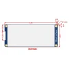 מסך E-Ink ל-2 צבעים, גודל 2.9", רזולוציה 296x128