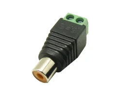 תמונה של מוצר מתאם RCA נקבה לטרמינל הברגה