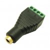 מתאם שקע אודיו TRRS 3.5mm לטרמינל הברגה