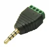 מתאם תקע אודיו TRRS 3.5mm לטרמינל הברגה