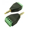 מתאם תקע אודיו TRRS 3.5mm לטרמינל הברגה