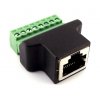 מתאם RJ45 נקבה לטרמינל הברגה