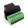 מתאם RJ45 נקבה לטרמינל הברגה
