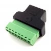 מתאם RJ45 נקבה לטרמינל הברגה