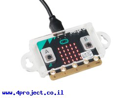 תמונה של מוצר מארז ל-micro:bit מדגם MI:pro עם אוזני הרכבה