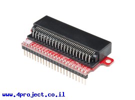 תמונה של מוצר מתאם לכרטיס micro:bit של SparkFun - עם מחברים