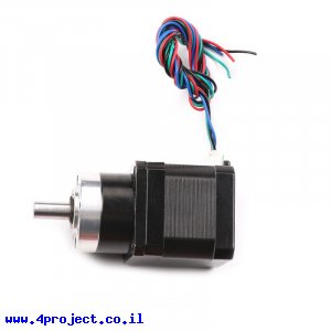 מנוע צעד 1036 צעדים, 42x42 מ"מ, 12V/2.8A