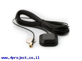 תמונה של מוצר אנטנה ל-GPS, מארז מגנטי, חיבור SMA - גרסה קודמת