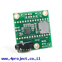 כרטיס אודיו ל-Teensy 3.x