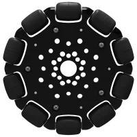 גלגל אומני 4" - חורים בתבנית Actobotics