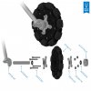גלגל אומני 4" - חורים בתבנית Actobotics