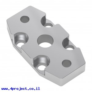 מתאם שטוח לחיבור אנכי של X-Rail