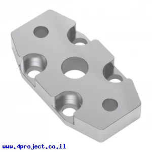 מתאם שטוח לחיבור אנכי של X-Rail