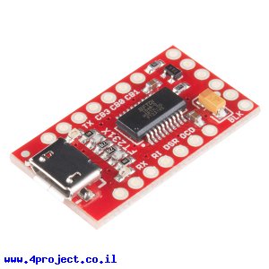 מתאם USB ל-Serial בעזרת רכיב FT231X