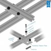 פרופיל X-Rail - אורך 4.50" (114.3 מ"מ)