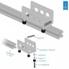 פרופיל X-Rail - אורך 7.50" (190.5 מ"מ)