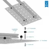 פרופיל X-Rail - אורך 10.50" (266.7 מ"מ)
