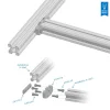 פרופיל X-Rail - אורך 10.50" (266.7 מ"מ)