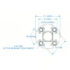 פרופיל X-Rail - אורך 10.50" (266.7 מ"מ)