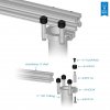פרופיל X-Rail - אורך 13.50" (342.9 מ"מ)