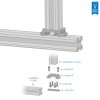 פרופיל X-Rail - אורך 13.50" (342.9 מ"מ)