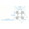 פרופיל X-Rail - אורך 13.50" (342.9 מ"מ)