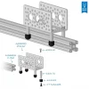 פרופיל X-Rail - אורך 15.0" (381 מ"מ)