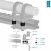 פרופיל X-Rail - אורך 24.0" (609.6 מ"מ)